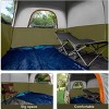 Cesicia 11 x 7 FT Red 6-Person Camping Tents with Top Rainfly, 4 Large Mesh Windows, Double Layer, Easy Set Up, Portable with Carry Bag - 4 of 4