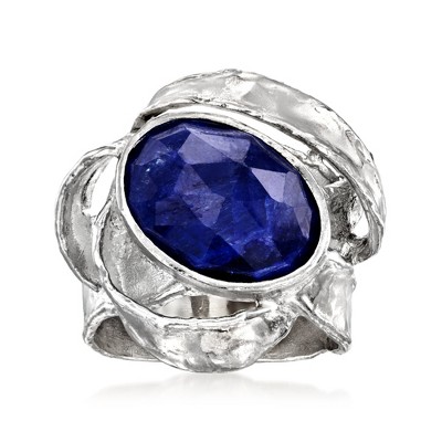 Ross-Simons 6.25 Carat Sapphire Ring in Sterling Silver