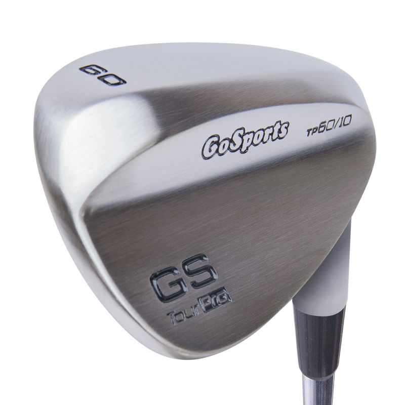 GoSports Tour Pro Golf Wedges - 52" Gap Wedge, 56" Sand Wedge and 60" Lob Wedge in Satin or Black Finish (Right Handed), 1 of 6