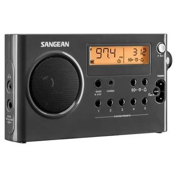Sangean® SG-106 Portable AM/FM Rechargeable Compact Digital Tuning Radio
