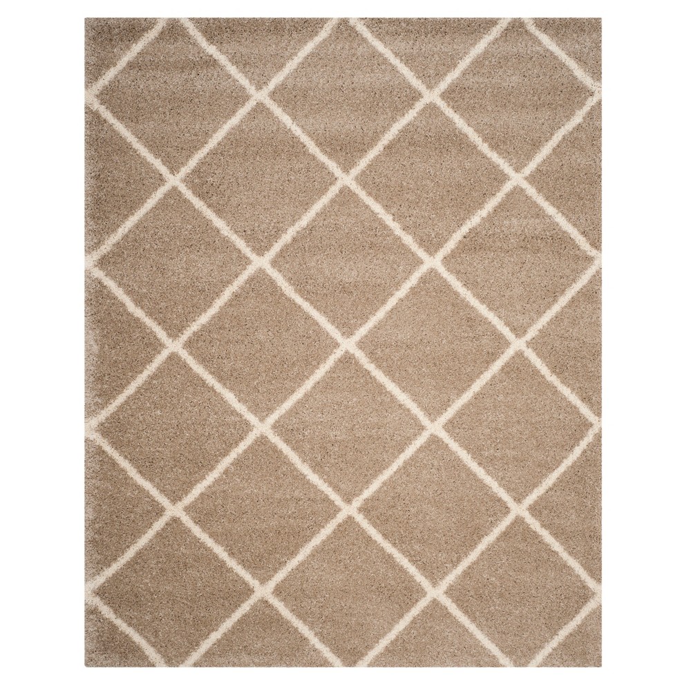 Beige/Ivory Hudson Shag Area Rug 8'x10' - Safavieh