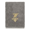 Linum Home Textiles 100% Turkish Cotton MONICA Gold Thread 3PC Embellished Towel Set - 4 of 4