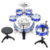 Best Choice Products 11-Piece Kids Starter Drum Set w/ Bass Drum, Tom Drums, Snare, Cymbal, Stool, Drumsticks - 4 of 4