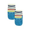 Wrapables Anti Slip Striped Loafer Socks for Babies (Set of 3) - 2 of 4