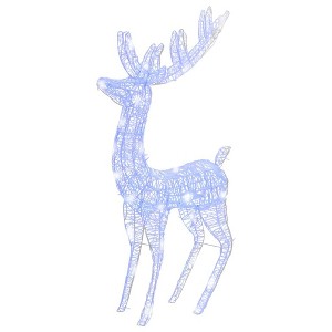 vidaXL Christmas Reindeer Blue Acrylic Extra Large - 1 of 4