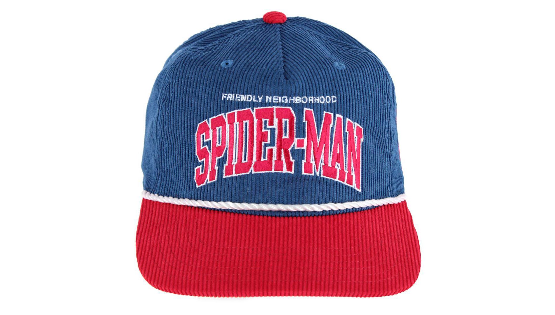 CTM Men's Marvel Friendly Neighborhood Spiderman Trucker Cap, Navy