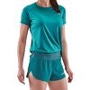 SKINS SERIES-3 WOMEN'S SHORT SLEEVE TOP TEAL - 4 of 4