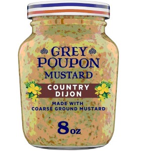 Grey Poupon Country Dijon Coarse Ground Mustard, 8 oz. Jar (Pack of 2) - 1 of 1