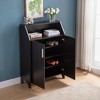 NicBex Shoe Cabinet with 2 Doors and Adjustable Shelves Farmhouse 4-Tier Shoe Storage Organizer Cabinet for Entryway,Hallway - 4 of 4