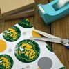 North Dakota State Tie Dye Premium Gift Wrap Wrapping Paper Roll 30x72 - 3 of 4