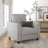 miBasics Starreach Transitional Upholstered Armchair Light Gray - 3 of 4