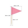 Unique Bargains Small Labeling Marking Cocktail Party Decor Flag Toothpick 100 Pcs - 2 of 4