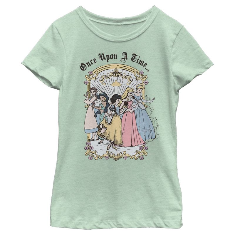 Girl's Disney Princesses Classic Once Upon a Time T-Shirt, 1 of 4