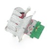 Unique Bargains Christmas Hair Clips Snowman for Christmas 1.97"x1.97"x1.77" Blue Red White 1 Pc - 4 of 4