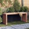 vidaXL Patio Bench Extendable 83.7"x15.9"x17.7" Solid Wood Douglas - 2 of 4