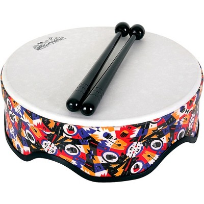  Rhythm Tech Rhythm Village Benkadi Club Series 14 in. Rally Drum with Mallets 14 x 8 in. Benkadi Burst 