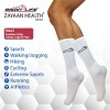 Bison Life Over The Calf Graduated Compression Socks for Women & Men, Anti-fatigue (15-20 mm/Hg),  5 Pairs - 3 of 4