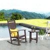 WestinTrends  2-Piece Classic Porch Rocking Chair With Side Table Set - 2 of 2