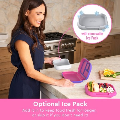 Bentgo Kids' Chill Leak-Proof Lunch Bento Box - Electric Pink: Solid Pattern, Ages 3-7