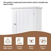 Okak Tall Freestanding Narrow Bathroom Cabinet with 2 Doors & Drawer,Floor Storage Cabinet Unit for Bathroom,Kitchen - 4 of 4
