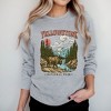 Simply Sage Market Women's Graphic Sweatshirt Yellowstone National Park Buffalo - 2 of 4