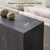 Console Table with Arched Open Shelf, 63" Modern Console Table with Storage, Narrow Console Table for Entryway Living Room - 4 of 4