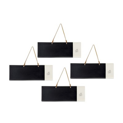 Melrose Hanging Sentiment Chalkboard (Set of 4)