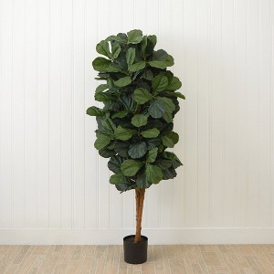 Nearly Natural 6-ft Artificial Fiddle Leaf Fig Tree - 1 of 1