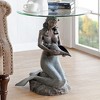 SPI Home Mermaid End Table – 24" Tall Metal Ocean-Themed Side Table, Elegant Nautical Indoor or Outdoor Accent - 2 of 3