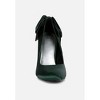 Hornet High Heeled Satin Pump Sandals - 2 of 4