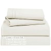 Nestl 4 Piece Bed Sheet Set, Deep Pocket Extra Soft Microfiber Sheets - image 2 of 4