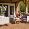 DOMETOUR Wood Plastic Composite Deck Tiles, Set of 20, FSC Certified, Water & Weather Resistant, DIY, for Patios, Balconies, Rooftops, Burlywood - 4 of 4