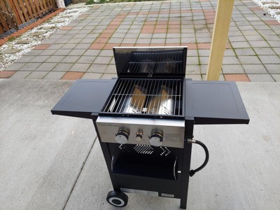 Captiva Designs 2-Burner Propane GAS Flat Top Griddle Grill, 171 sq.in Cooking Area Outdoor BBQ Grill for A Small Family, 20,000 BTU Output