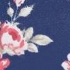 navy floral