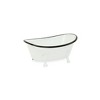 HomeRoots Petite White Bathtub Decorative Sculpture - 4 of 4