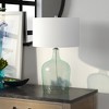 Hudson and Canal 24" Tall Table Lamp with Drum Fabric Shade - 3 of 4