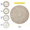 Two Tone Cotton 15" Round Woven Placemat Sets by Sweet Home Collection™ - 4 of 4