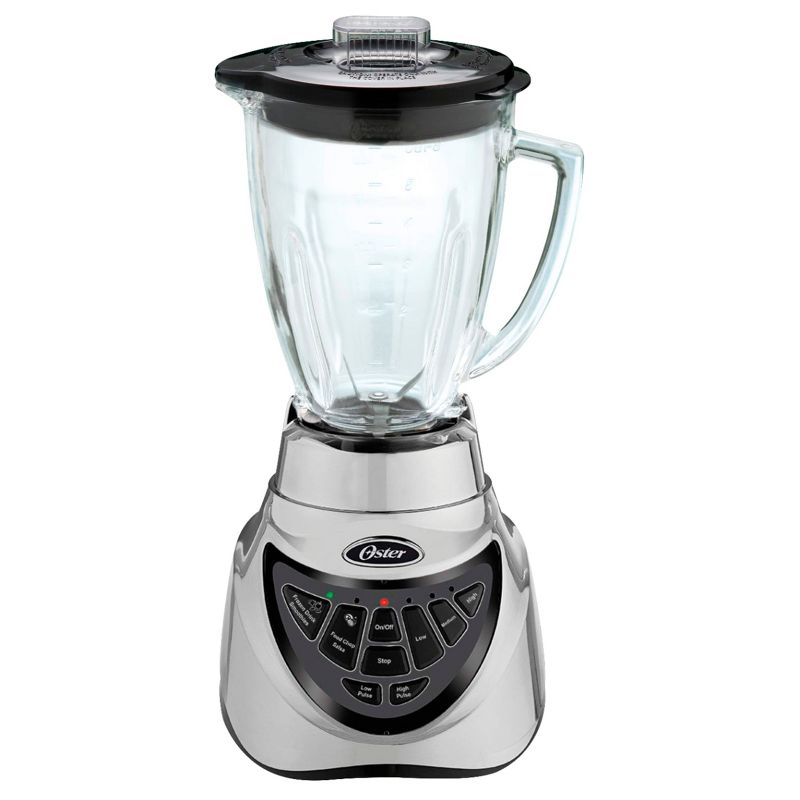 Oster Pro 500 900 Watt 7 Speed Blender in Chrome with 6 Cup Glass Jar, 1 of 5