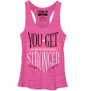 Women's CHIN UP Stronger Racerback Tank Top - 1 of 3