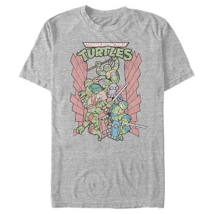 Men's Teenage Mutant Ninja Turtles Brick Jump T-Shirt - 1 of 4