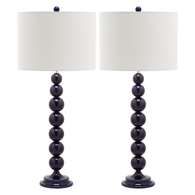 stacked ball table lamp