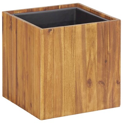 vidaXL Garden Raised Bed Pot 13.2"x13.2"x13.2" Solid Acacia Wood