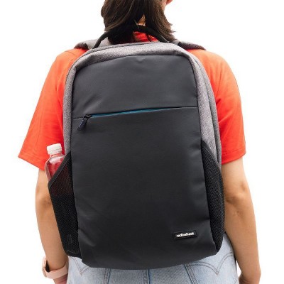 RadioShack 15.6" Laptop Backpack, Black/Grey with Blue Accents, Tech Bag for Men & Women, Sleek Design for Office, School & Travel 2607052 — фото 6