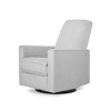 Evolur Raleigh Greenguard Gold Certified Upholstered Plush Seating Glider Swivel & Recliner in Grey - 2 of 4