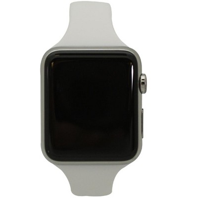 Olivia Pratt Solid Color Slim Style Apple Watch Band - White, 38mm : Target