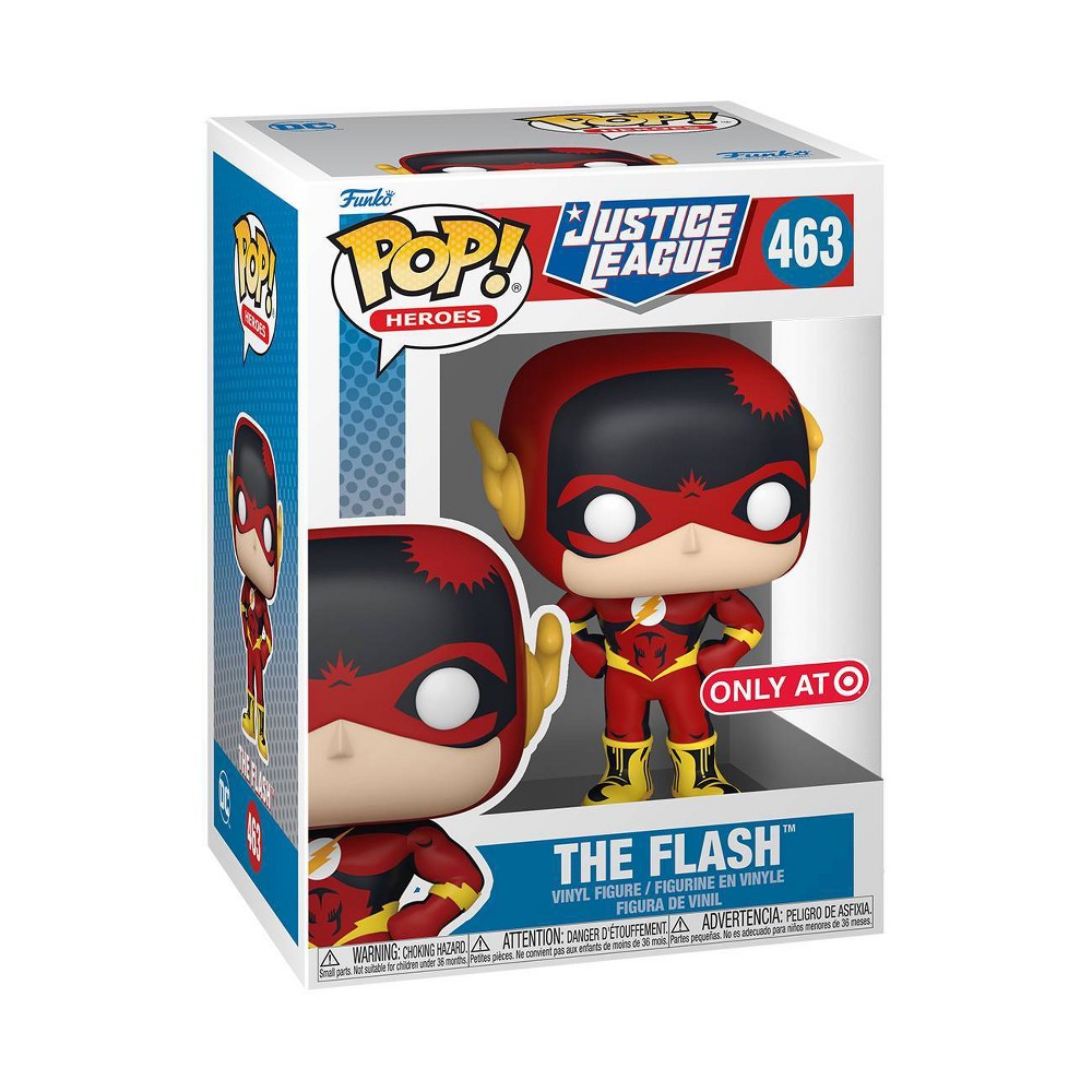 Photos - Action Figures / Transformers Funko POP! Heroes: Justice League Comics - The Flash  (Target Exclusive)