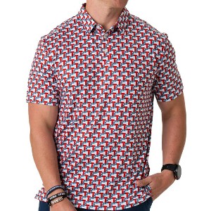 Burlebo Men's Performance Short Sleeve Polo Golf Shirt - 1 of 4