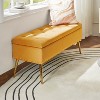 Hippolytus Storage Bench with Nailhead Trim and Button-tufted for Bedroom| ART OF LIVING DESIGNS - 2 of 4