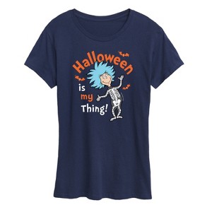 Women's - Dr. Seuss - Halloween Is My Thing Short Sleeve Graphic T-Shirt - 1 of 4