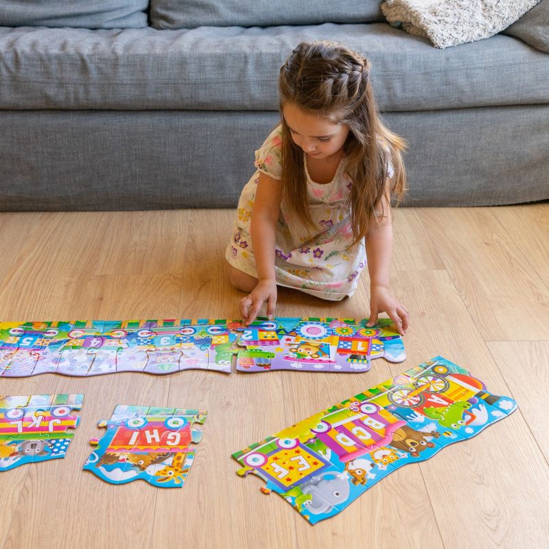 The Learning Journey Puzzle Doubles! Giant ABC & 123 Trains (60 pcs), 2 of 7